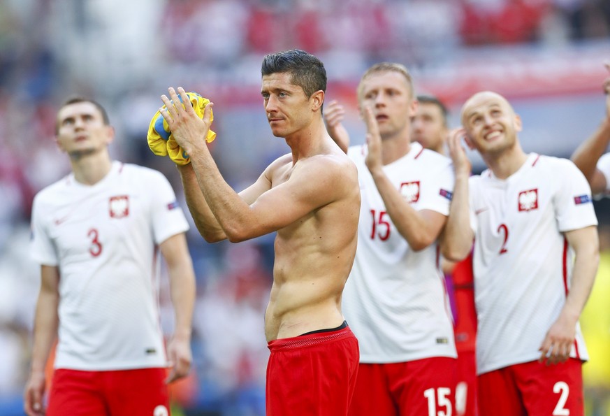 Blieb auch gegen die Ukraine unauffällig: Polens Superstar Robert Lewandowski.