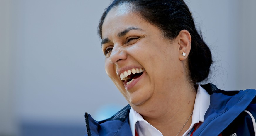 epa05222135 Sauber Team Chief Monisha Kaltenborn is seen on the paddock before the start of the Australian Formula One Grand Prix at the Albert Park circuit in Melbourne, Australia, 20 March 2016. EPA ...