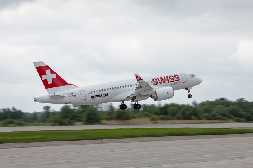 Swiss Bombardier CS100.