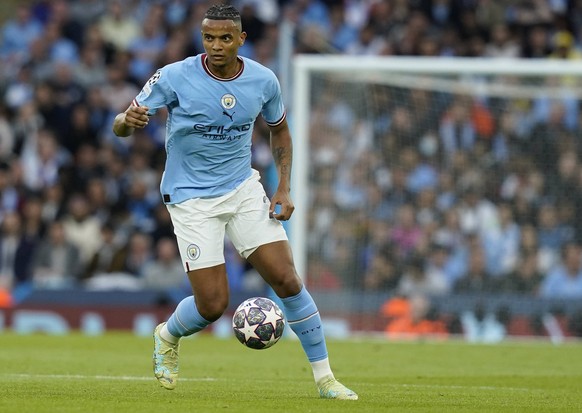 Manchester, England, 17th May 2023. Manuel Akanji of Manchester City during the UEFA Champions League match at the Etihad Stadium, Manchester. Picture credit should read: Andrew Yates / Sportimage EDI ...