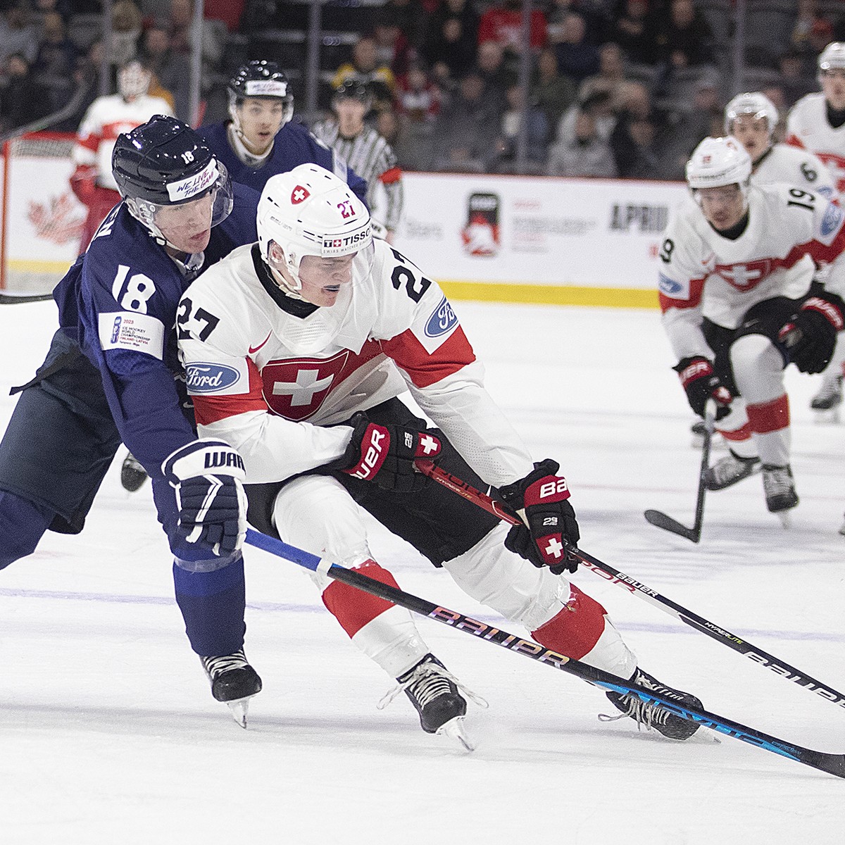 IIHF WJC Die Schweiz schlägt an der Eishockey-U20-WM Finnland