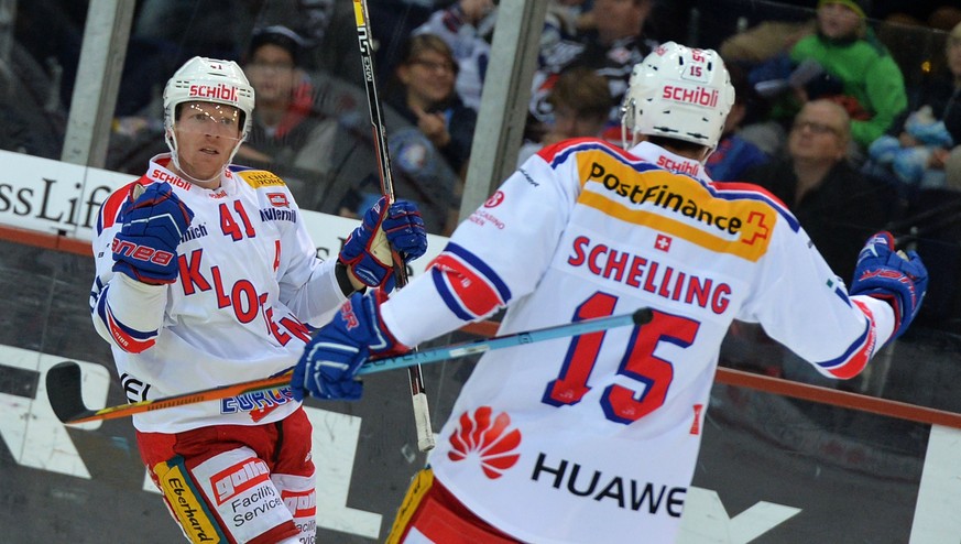 Derbysieg! Kloten hat den Schock nach dem Rücktritt von Captain Victor Stancescu schnell verdaut.