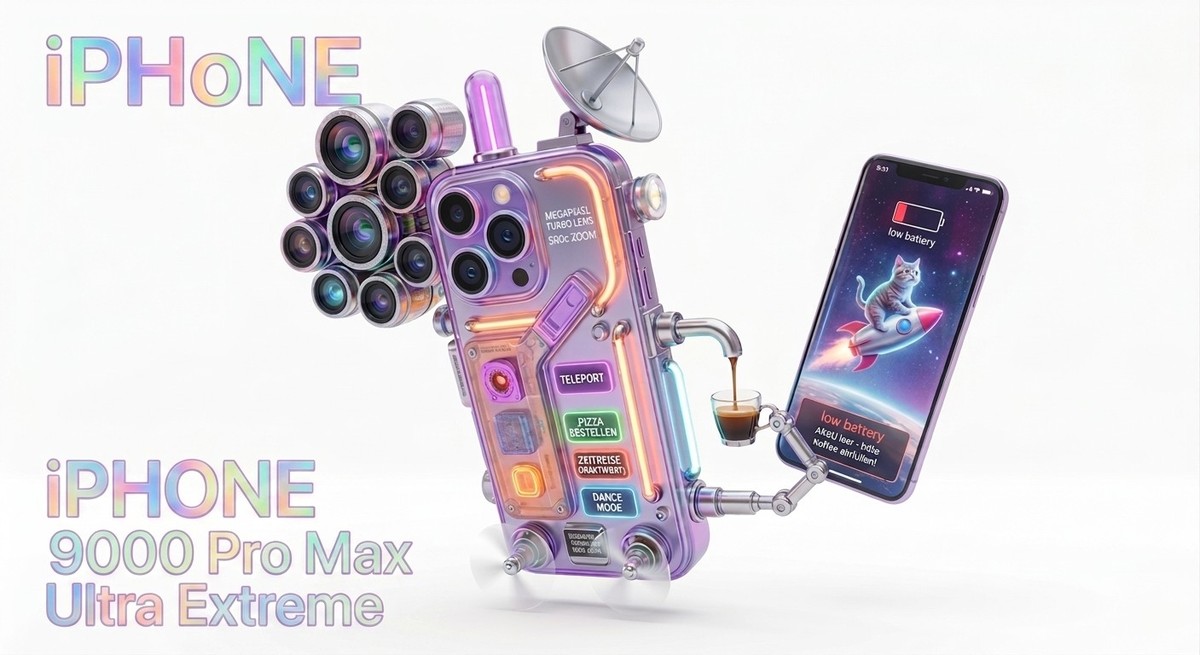 Das iPhone der Zukunft – laut KI