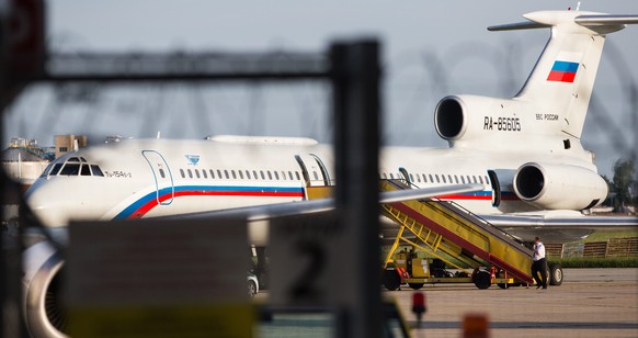 Schoigus Maschine musste stundenlang für den Abflug warten.