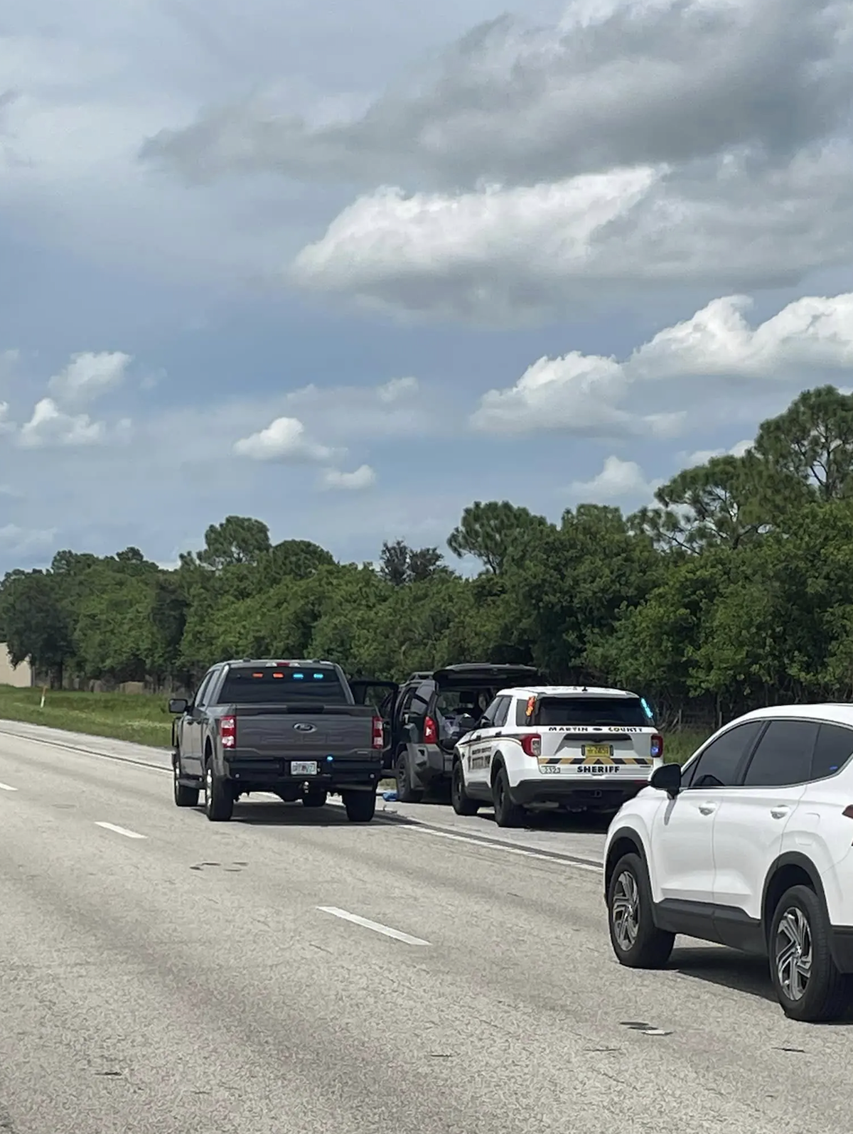 Le tireur présumé a été interpellé alors qu'il tentait de fuir par l'Interstate-95.