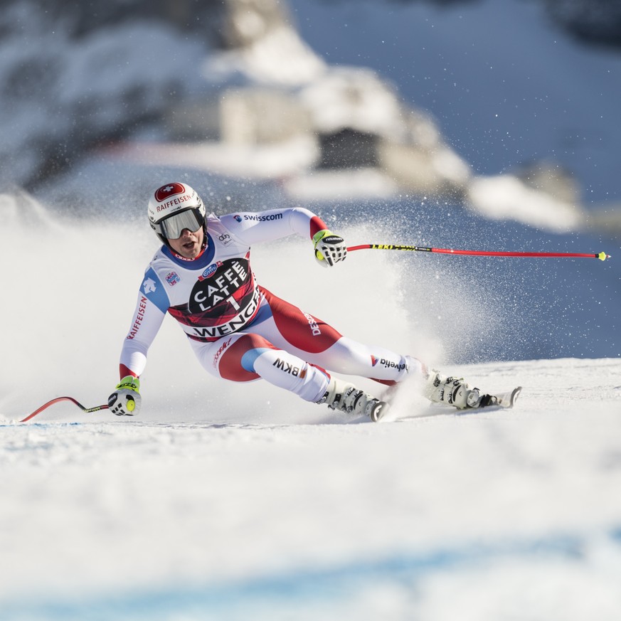 ARCHIV - ZUR SELEKTION DER SCHWEIZER SKI ALPIN-TEAMS FUER DIE OLYMPISCHEN SPIELE IN PYEONGCHANG, SUEDKOREA, STELLEN WIR IHNEN FOLGENDES BILDMATERIAL ZUR VERFUEGUNG -ALTERNATE CROP OF JCB580 --- Beat F ...