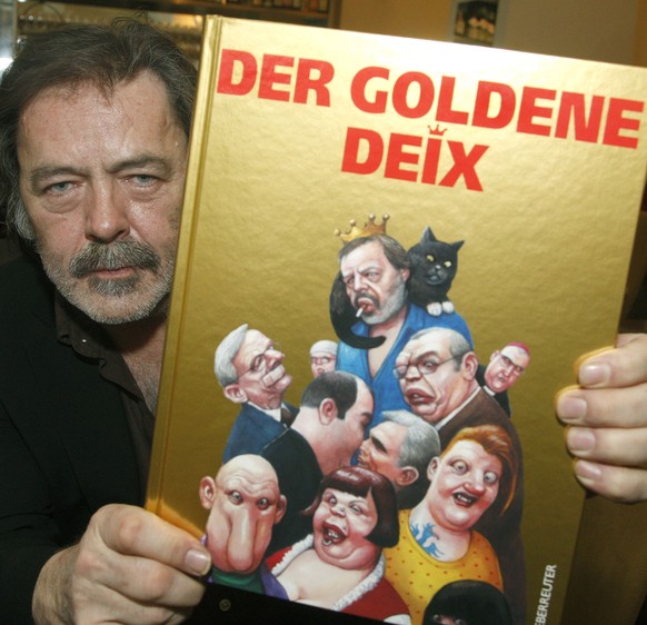 ARCHIV -- Cartoonist Manfred Deix im Interview mit der Austria Presse Agentur am Donnerstag, 05. Februar 2009. Der grosse oesterreichische Zeichner und Karikaturist Manfred Deix ist am Samstag, 25. Ju ...