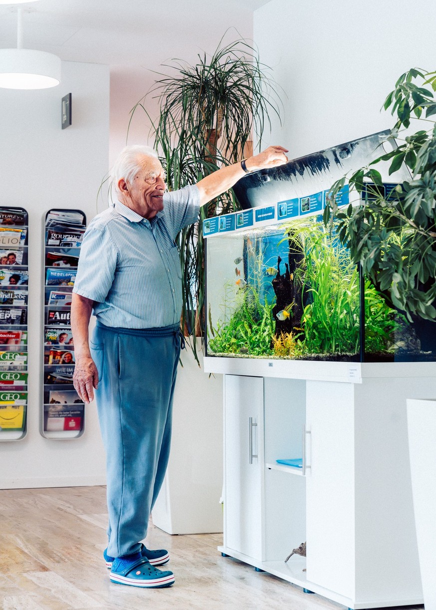 Fotostory im Altersheim und Pflegeheim Riedhof am 3. Mai 2023