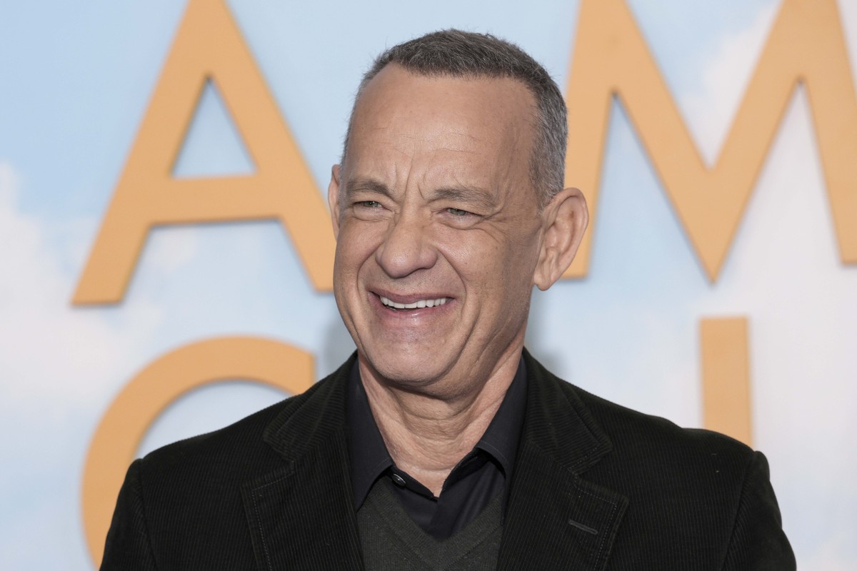 Tom Hanks poses for photographers upon arrival for the photo call of the film 'A 'Man Called Otto' in London, Friday, Dec. 16, 2022. (Photo by Scott Garfitt/Invision/AP)
Tom Hanks