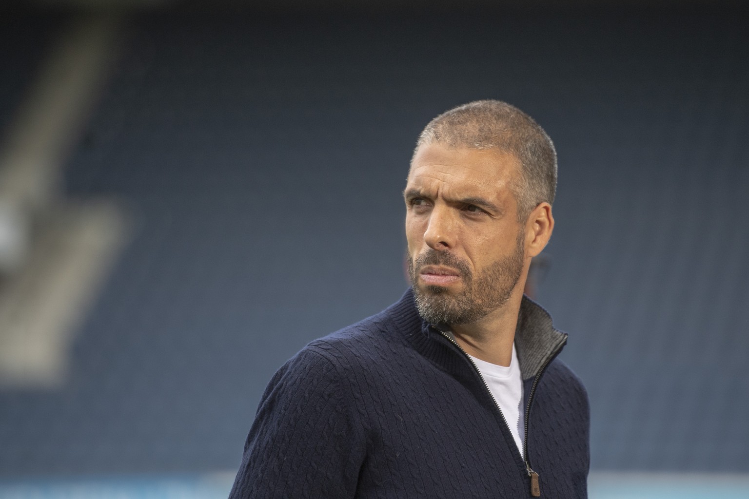 Der Trainer des FC Luzern, Fabio Celestini beim Super League Meisterschaftsspiel zwischen dem FC Luzern und dem FC Basel vom Sonntag, 21. Juni 2020 in Luzern. (KEYSTONE/Urs Flueeler)