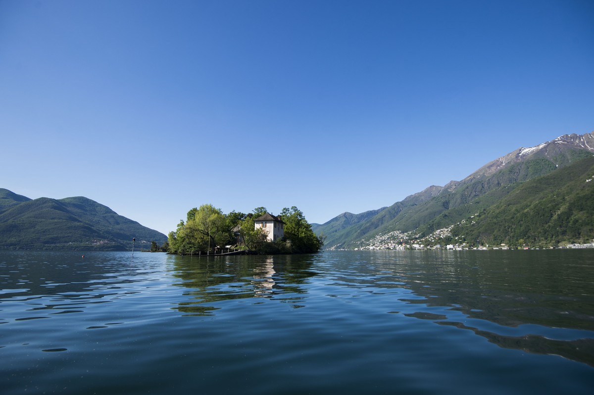 Die&nbsp;Kanincheninsel auf dem Langensee.