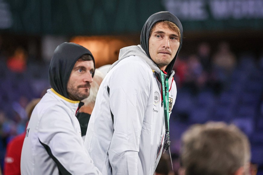 Alexander Zverev GER - DAVIS CUP by Rakuten - Group Finals - Mens Tennis, Hamburg, 16.9.2022, Hamburg Tennisstadion am Rothenbaum, Deutschland, *** Alexander Zverev GER DAVIS CUP by Rakuten Group Fina ...