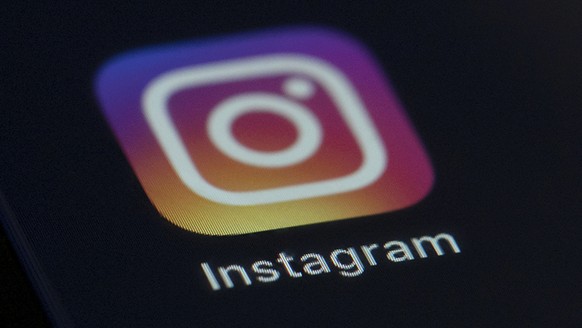 FILE - This Friday, Aug. 23, 2019 photo shows the Instagram app icon on the screen of a mobile device in New York. Ireland's Data Protection Commission said by email on Monday, Sept. 5, 2022, tha ...