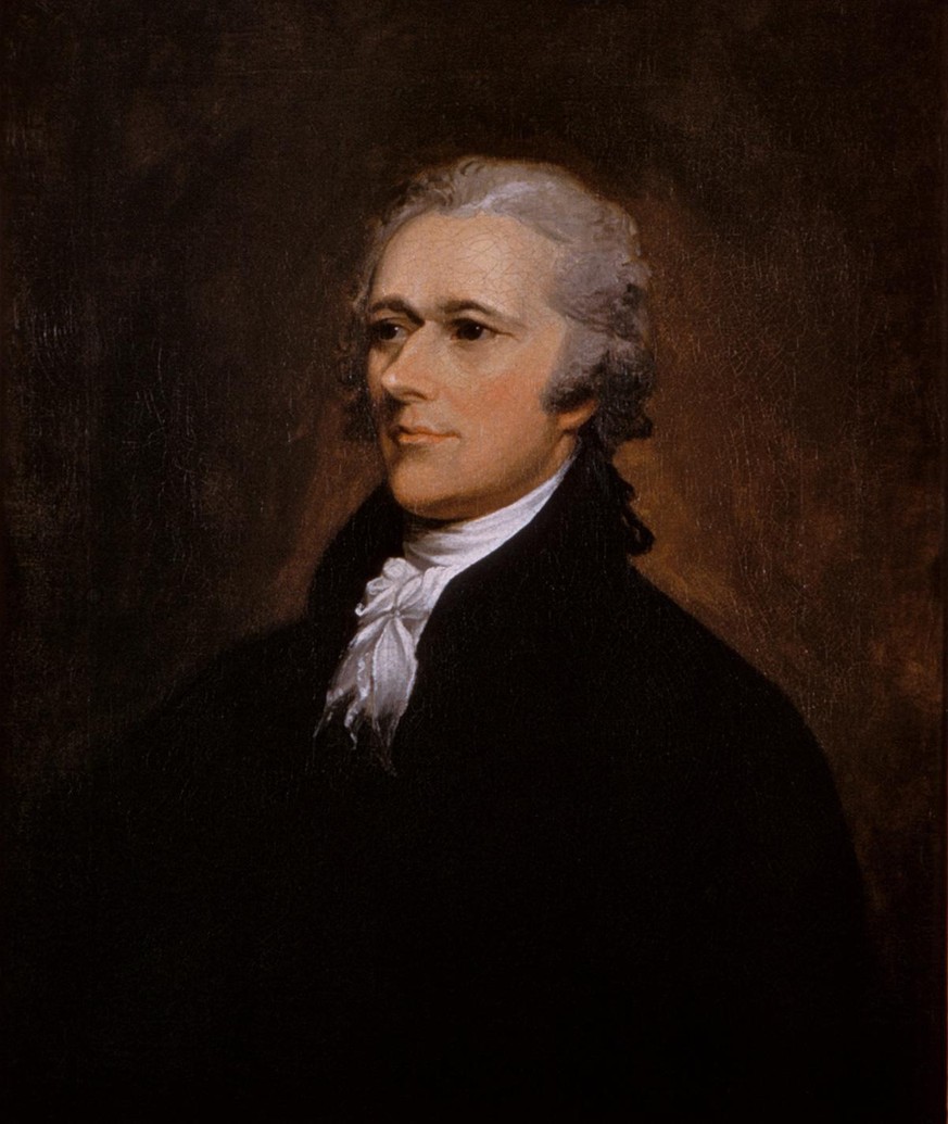 Alexander Hamilton, um 1805.