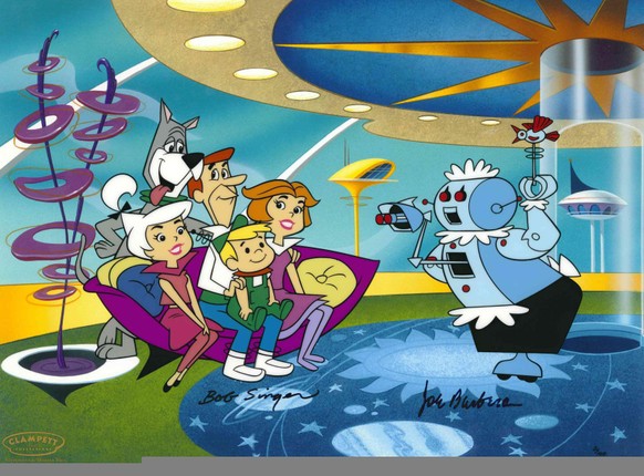 Diese unglaubliche Zeitkapsel von 1971 steht zum Verkauf und wir würden sowas von\nIrgendwie kommt mir bei dem Haus gleich die TV-Serie «The Jetsons» in den Sinn. Fehlt echt nur noch die Roboter-Haush ...