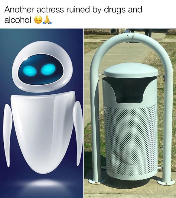 Movie Memes Wall-E https://www.reddit.com/r/moviememes/comments/t5c0lv/their_career_went_right_in_the_bin/
