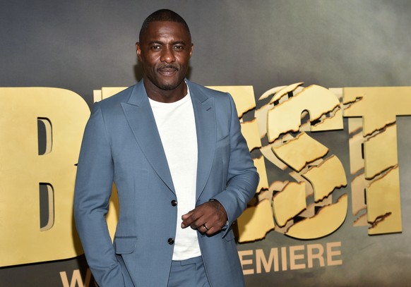 Actor Idris Elba attends the world premiere of "beast," at the Museum of Modern Art on Monday, August 8, 2022 in New York.  (Photo by Evan Agostini/Invision/AP) Idris Elba