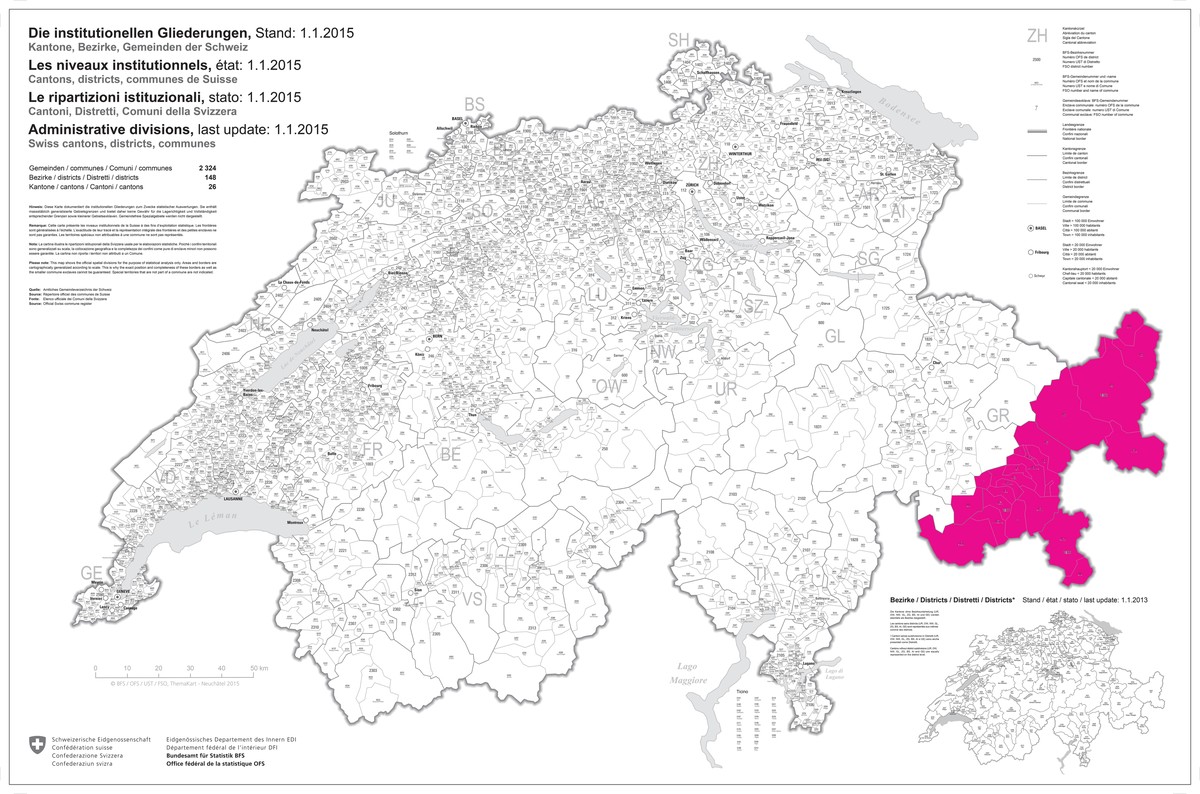 Alle bisher abgefahrenen Gemeinden.