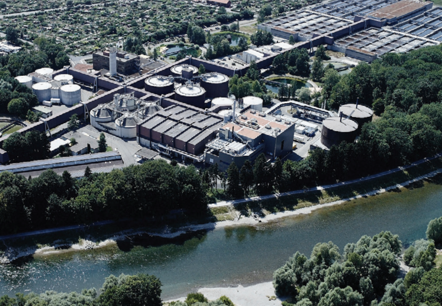 Die Klärschlammverwertungsanlage steht auf dem Areal des Klärwerks Werdhölzli.