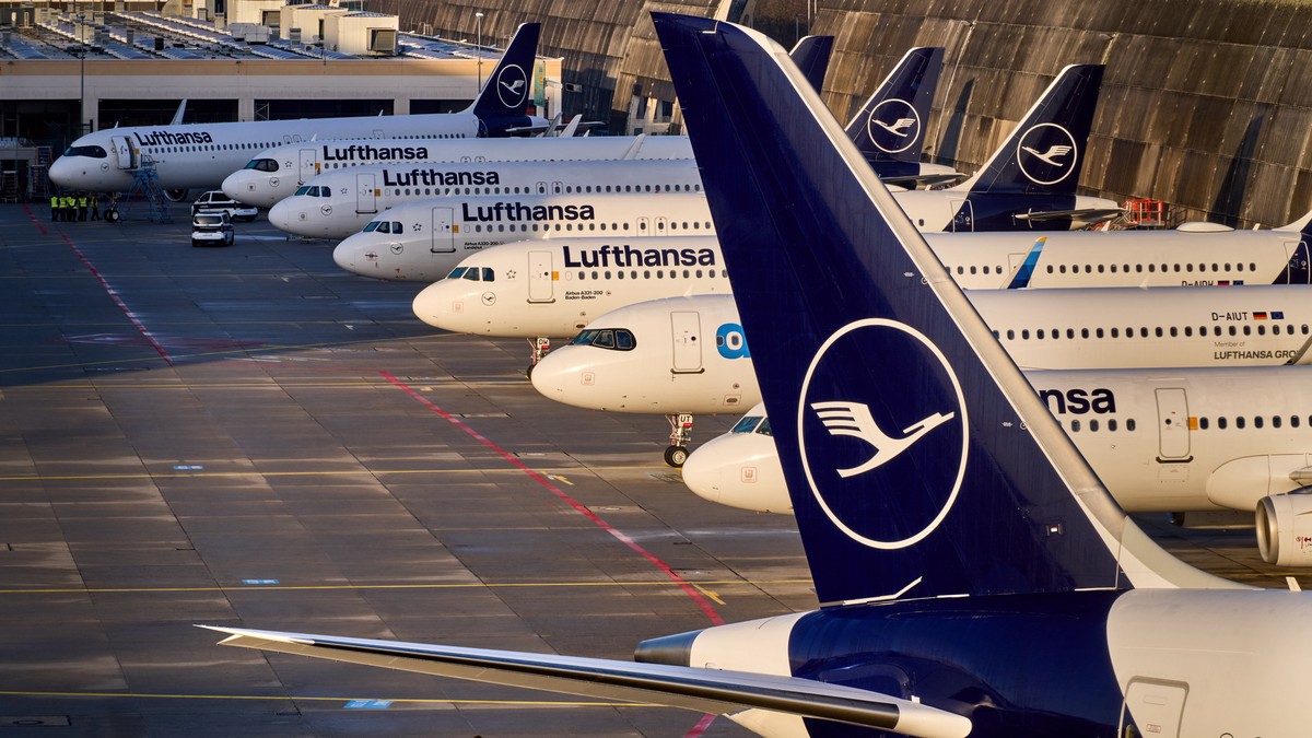 FILE - A man walks past parked Lufthansa aircraft at the airport as Lufthansa pilots are on a two-day strike, in Frankfurt, Germany, Thursday, March 12, 2026. (AP Photo/Michael Probst, File)
Jet Fuel  ...