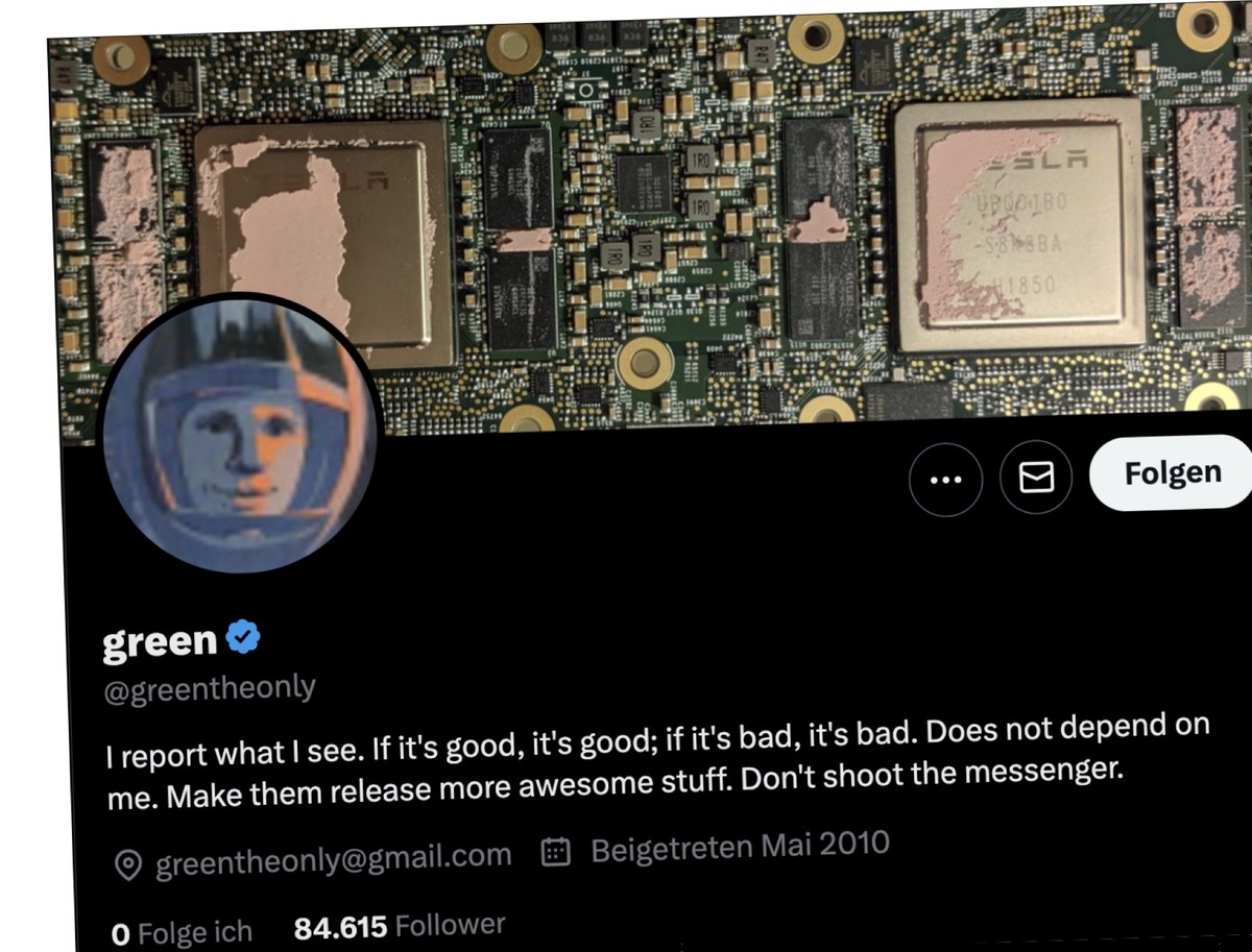 Tesla-Hacker, der bei X unter dem Nutzernamen @greentheonly agiert.