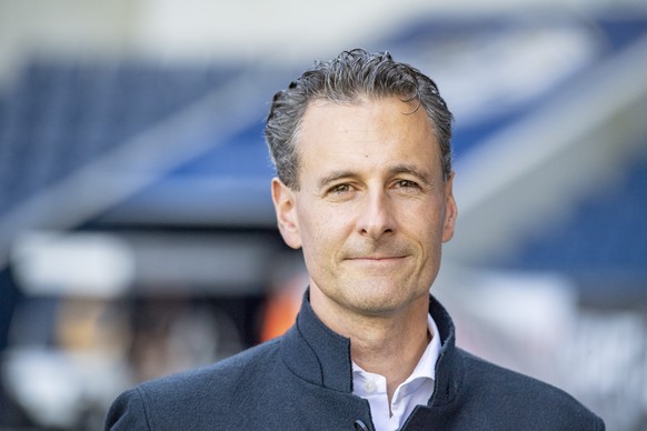 Der Praesident des FC Luzern, Philipp Studhalter beim Super League Meisterschaftsspiel zwischen dem FC Luzern und dem FC Thun vom Sonntag, 5. Juli 2020 in Luzern. (KEYSTONE/Urs Flueeler)