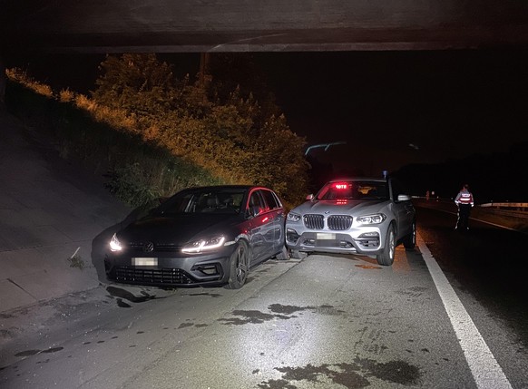 Hunzenschwil: Unschönes Ende einer unschönen Fahrt.