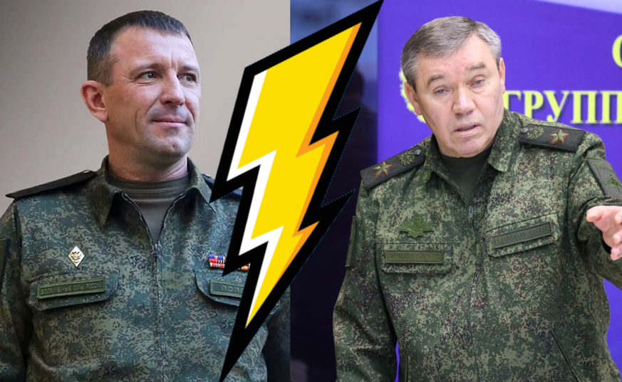 Zoff in Russlands Armeeführung: Popow und Gerasimow.