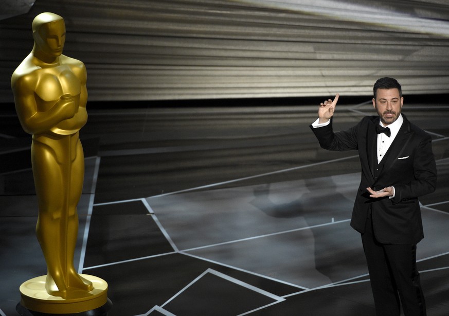 &quot;Oscar is a very respected man in Hollywood, just look at him, he keeps his hands where he can see them, no penis. He is literally a statue of limitations.&quot; Kimmel