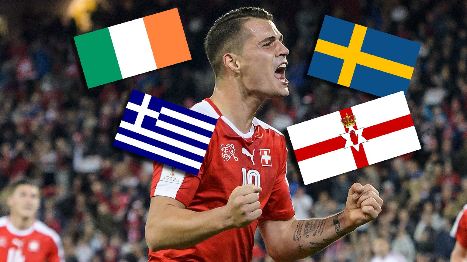 Granit Xhaka und Co. treffen auf Irland, Griechenland, Schweden oder Nordirland.