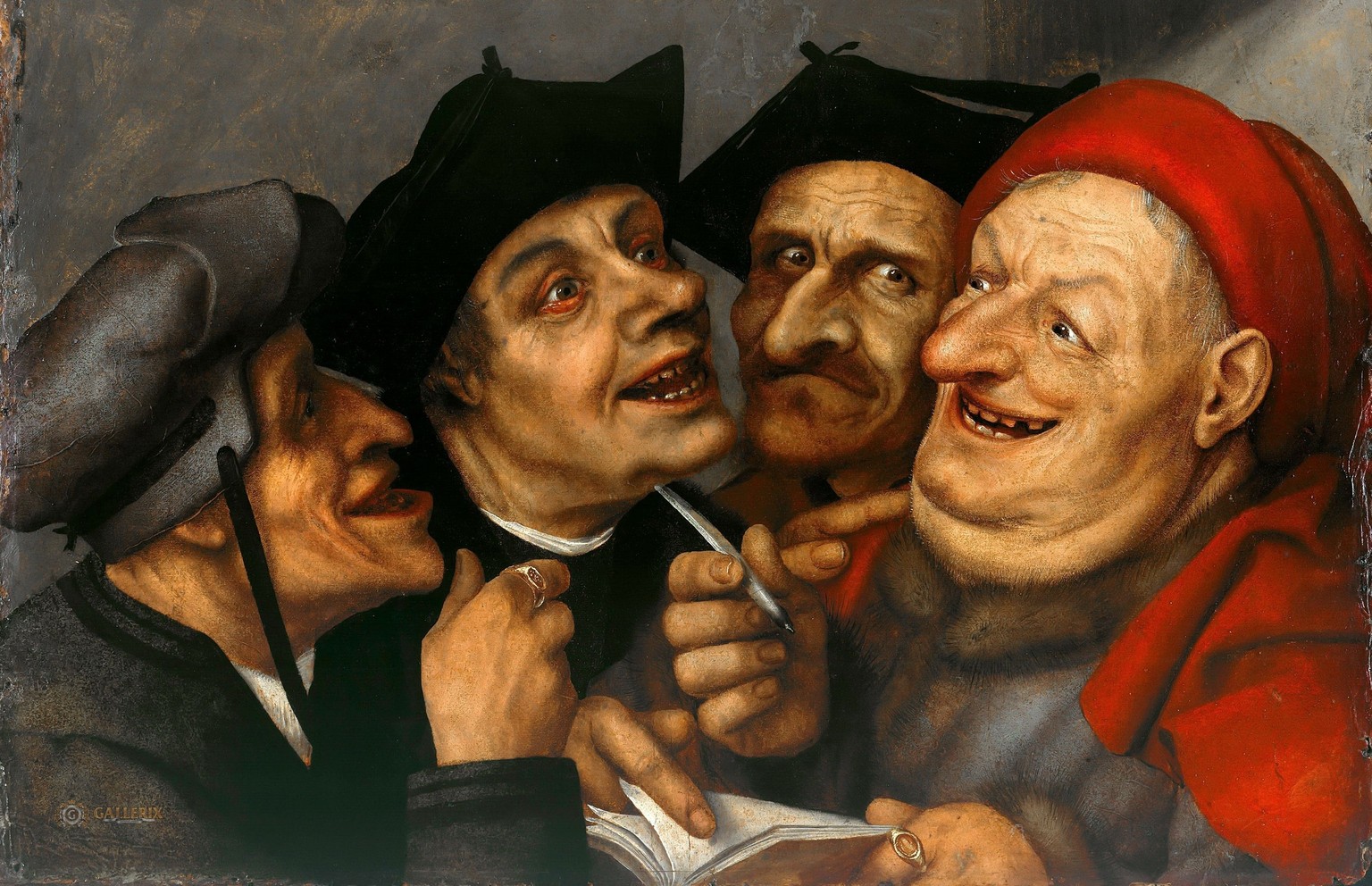 Wenn Menschen zu gierig werden ... «Verkaufsvertrag» des flämischen Malers Quentin Massys, 1515.