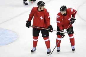 Roman Josi (links) und Damien Brunner stossen aus Nordamerika zur Nationalmannschaft.&nbsp;