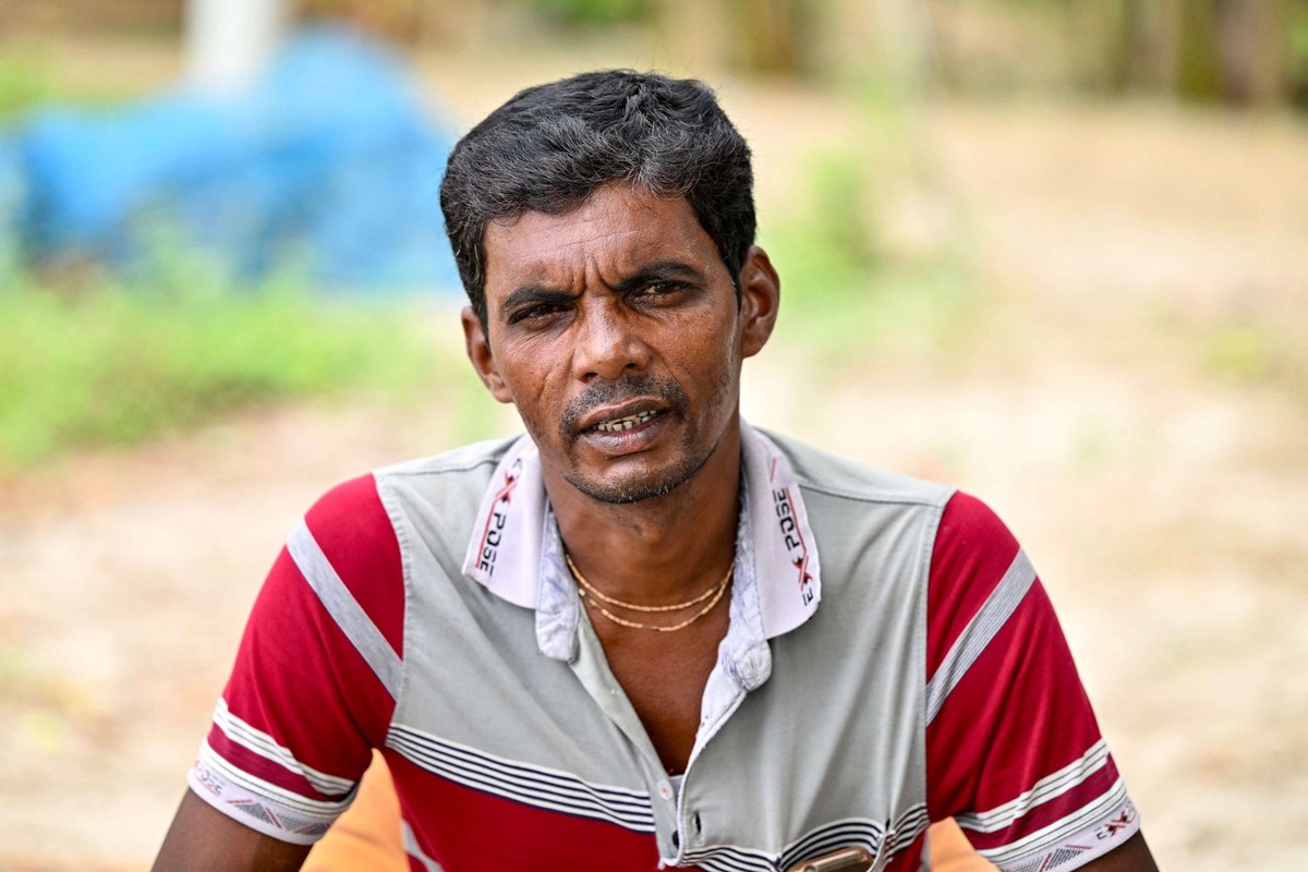L'agriculteur Ananda Mondol, victime d'une morsure de serpent.