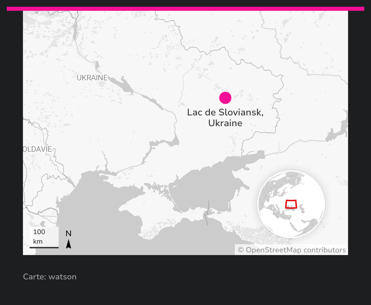 Lac de Sloviansk.