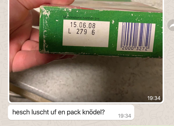 Das ist sicher noch gut!