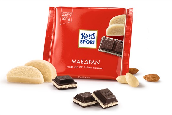 ritter sport marzipan schokolade essen food https://www.ritter-sport.de/de/products/detail/Marzipan-00002