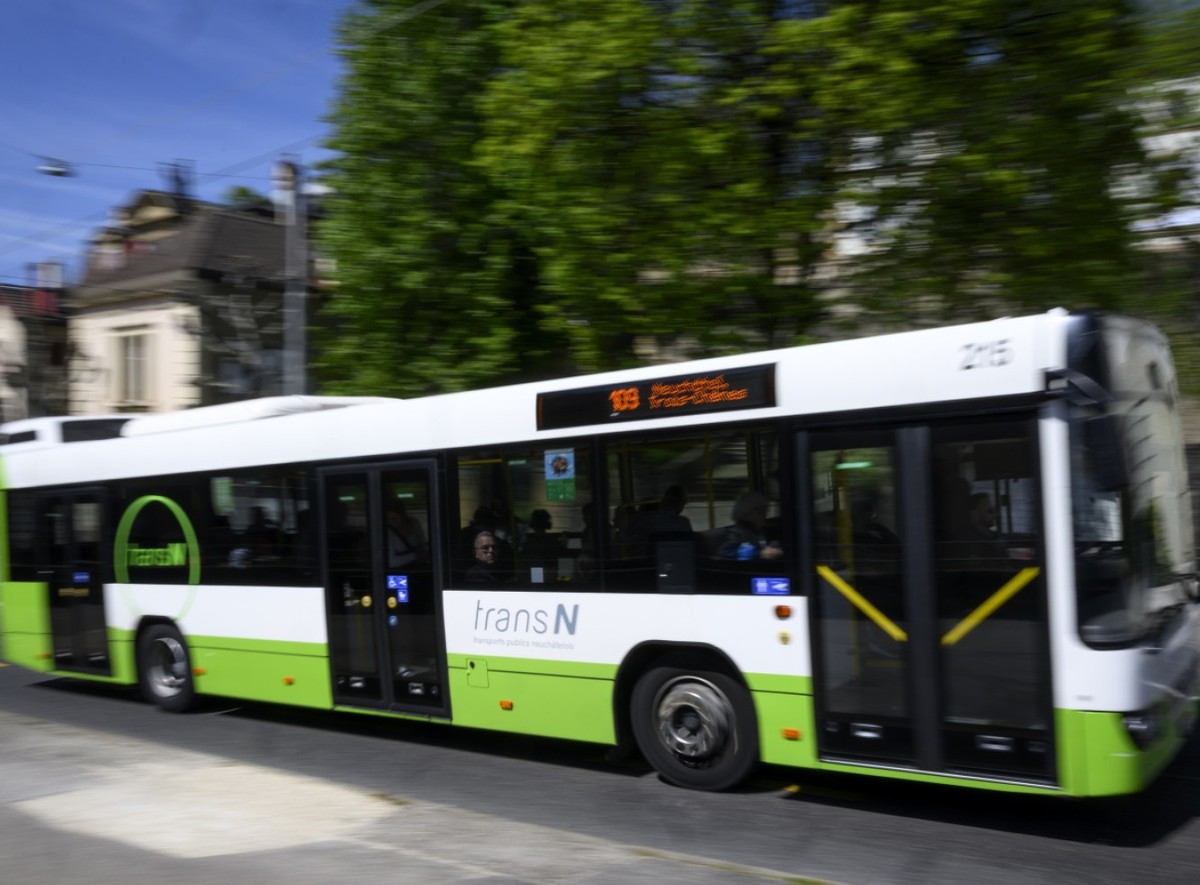 Une taskforce entre le canton, les communes concernées et transN est lancée afin daméliorer la stabilité des lignes de bus et la vitesse commerciale sur le réseau urbain de Neuchâtel (photo symboliqu ...