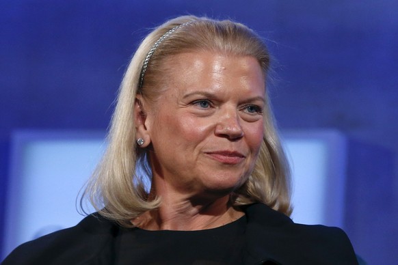 Ginni Rometty, Chairman and CEO of IBM, listens to a speaker during the Clinton Global Initiative 2014 (CGI) in New York in this file photo from September 22, 2014. International Business Machines Cor ...