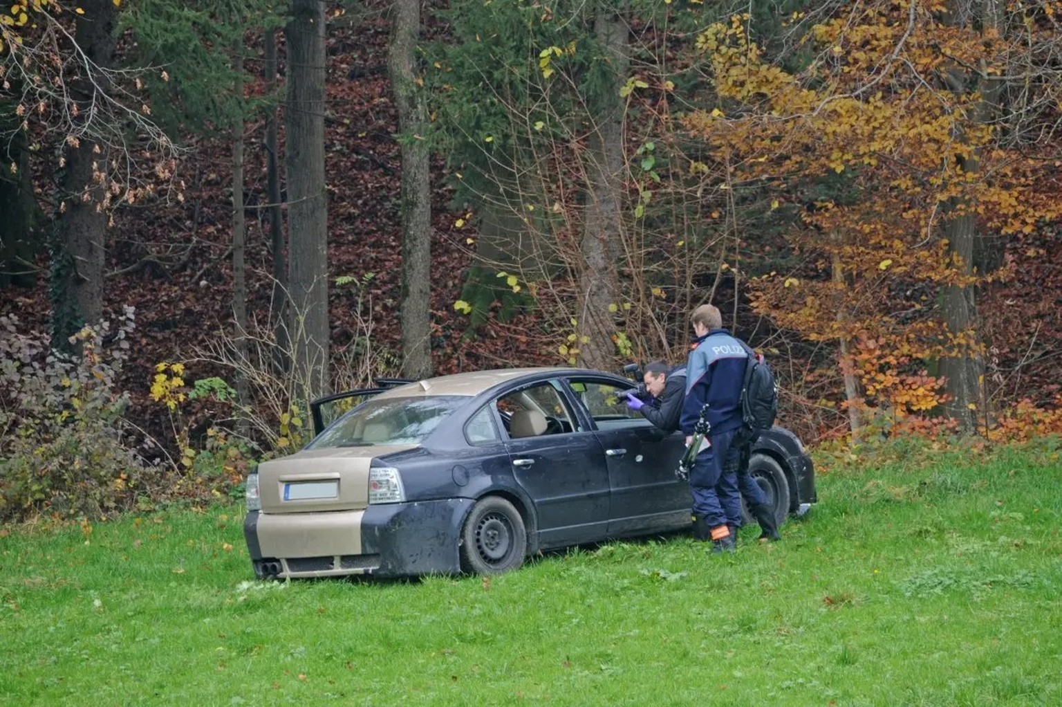 Polizist Auto Verfolgungsjagd Grenzwache