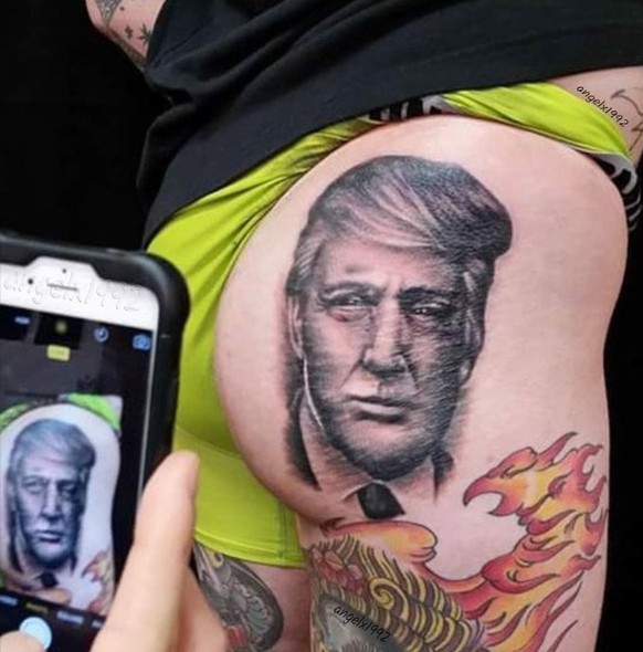 Donald Trump Tattoo