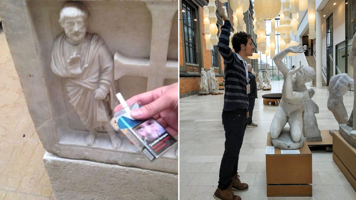 Les statues aussi ont des sentiments, ne les froissez pas.