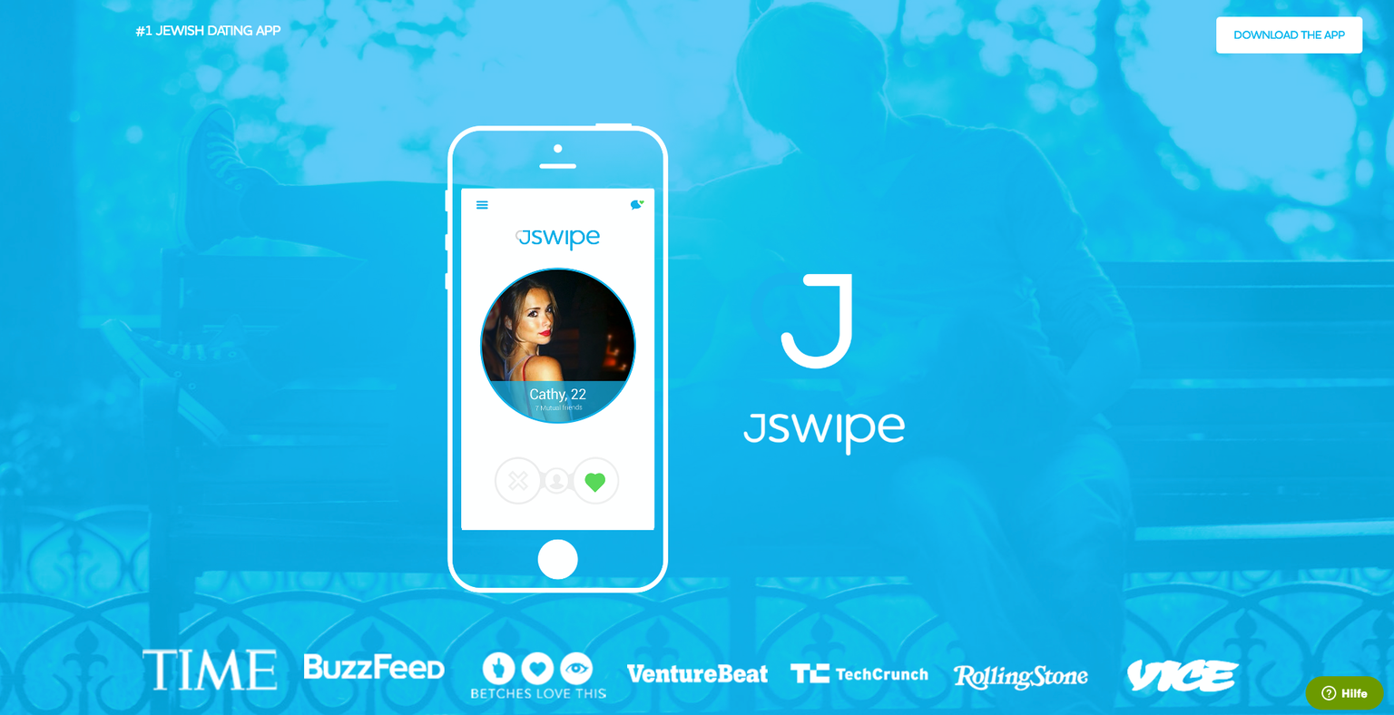 J Swipe, Jüdisches Dating, Screenshot

jswipeapp.com