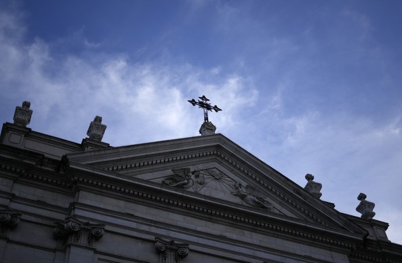 FILE - A Roman Catholic church in Lisbon, Friday, Feb. 10, 2023. A committee that has been examining historic child sex abuse in Portuguese Catholic Church says on Monday, Feb. 13 that 512 alleged vic ...
