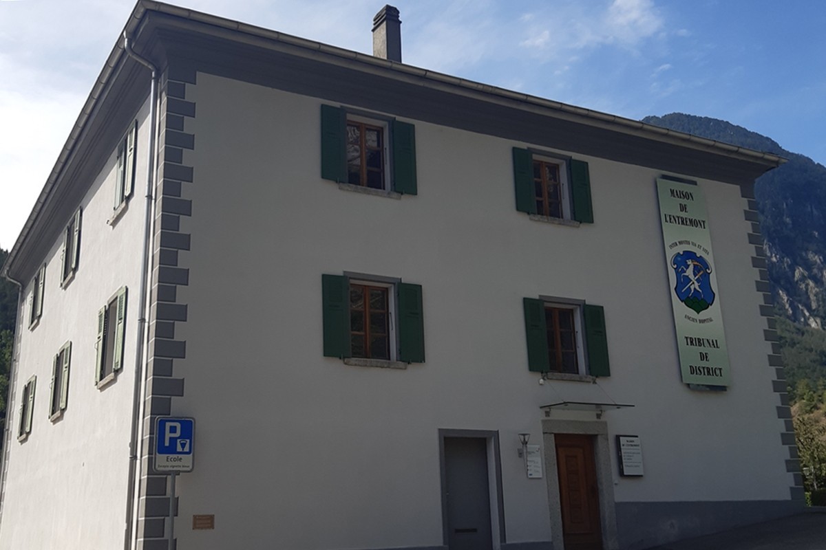 Tribunal du district d'Entremont, à Sembrancher (VS)