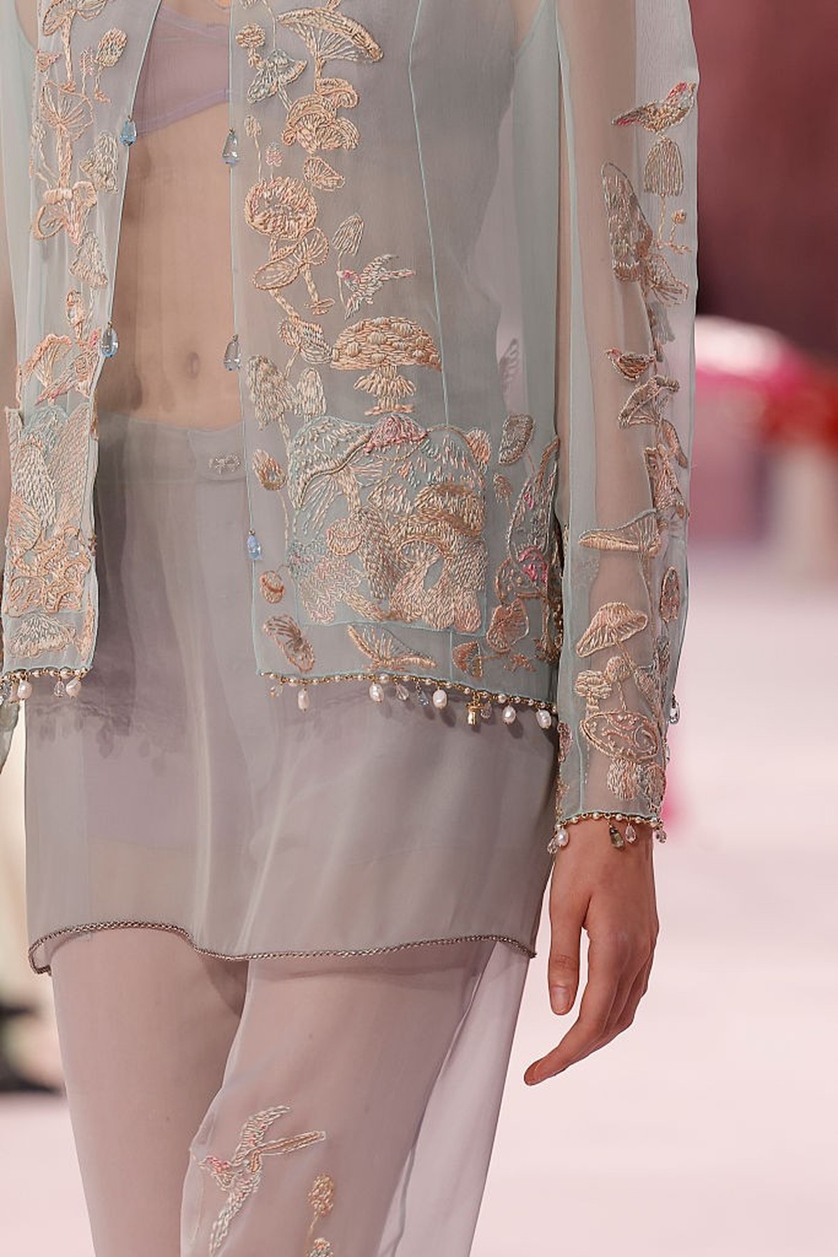 PARIS, FRANCE - JANUARY 27: (EDITORIAL USE ONLY - For Non-Editorial use please seek approval from Fashion House) Models walk the runway during the Chanel Haute Couture Week Spring/Summer 2026 show as  ...