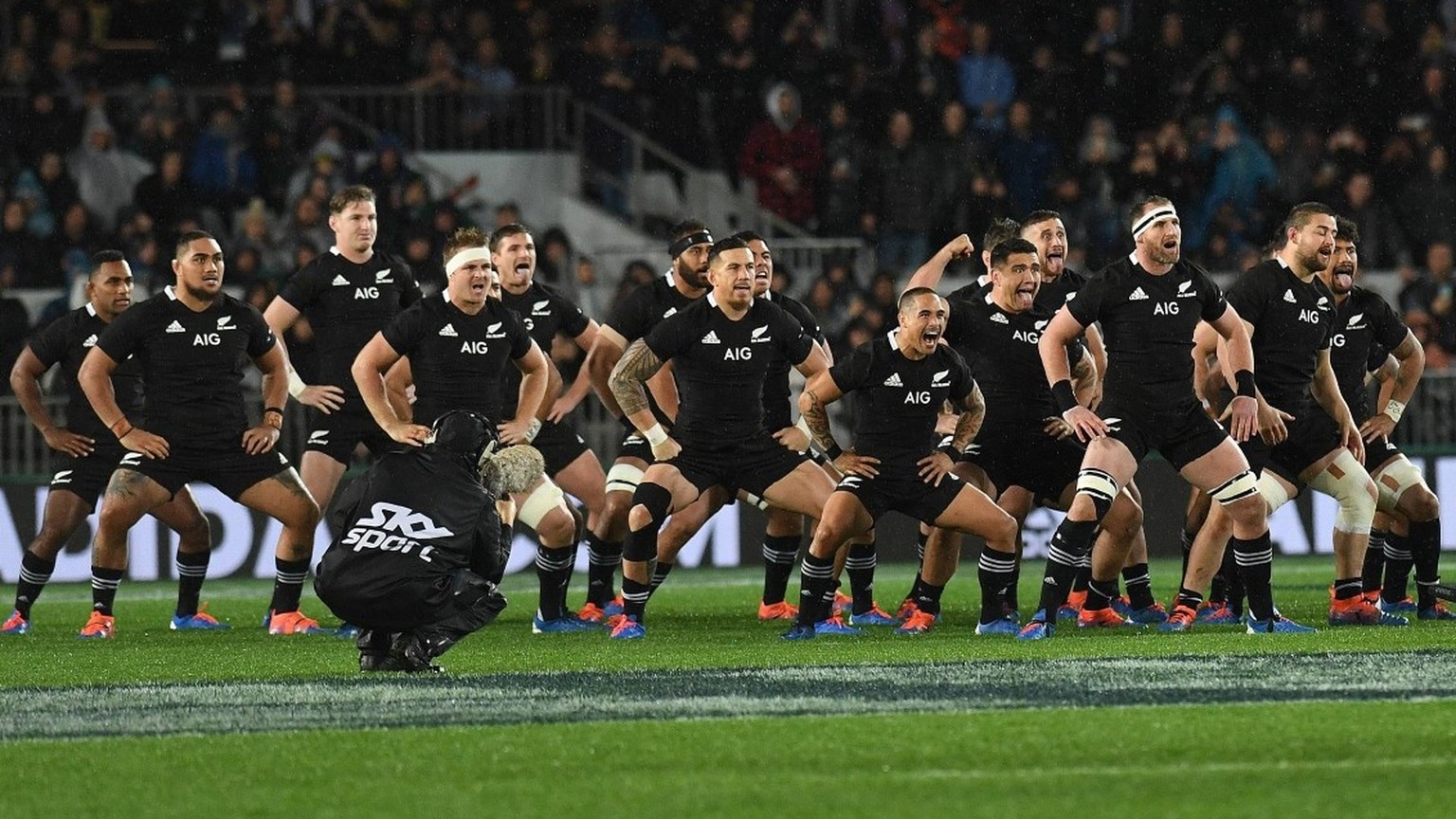 All Blacks Neuseeland Haka Eden Park Auckland