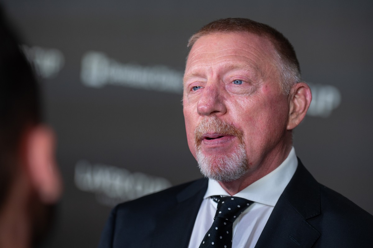 19.09.2024, Berlin: Boris Becker kommt zur Opening Night vom Tennis Turnier Laver Cup. Foto: Christophe Gateau/dpa +++ dpa-Bildfunk +++