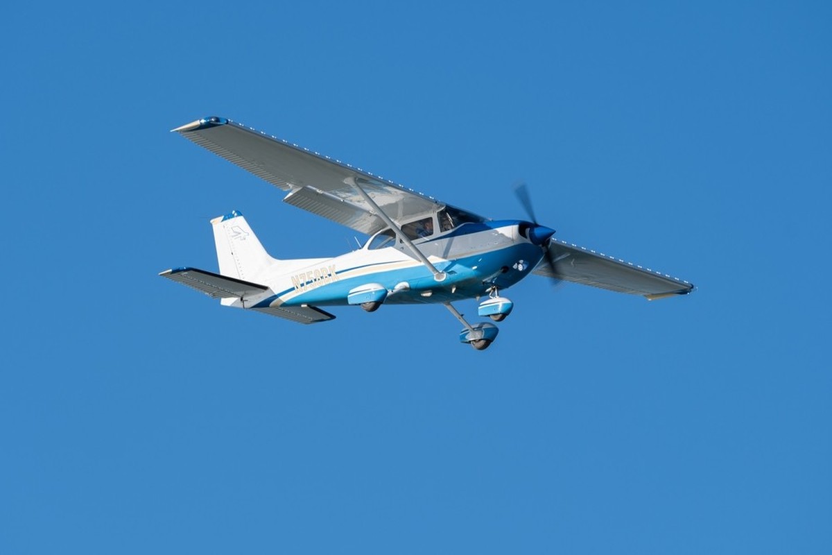 Cessna über St. Gallen, Altenrhein.