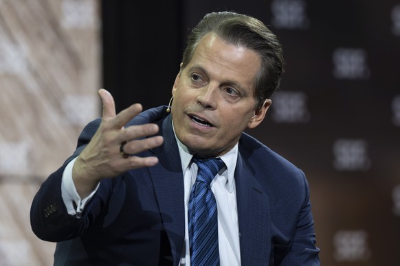 Anthony Scaramucci, ehemaliger Kommunikationschef von US-Praesident Donald Trump, spricht am Swiss Economic Forum, SEF, am Donnerstag, 5. Juni 2025, in Interlaken. (KEYSTONE/Peter Schneider)