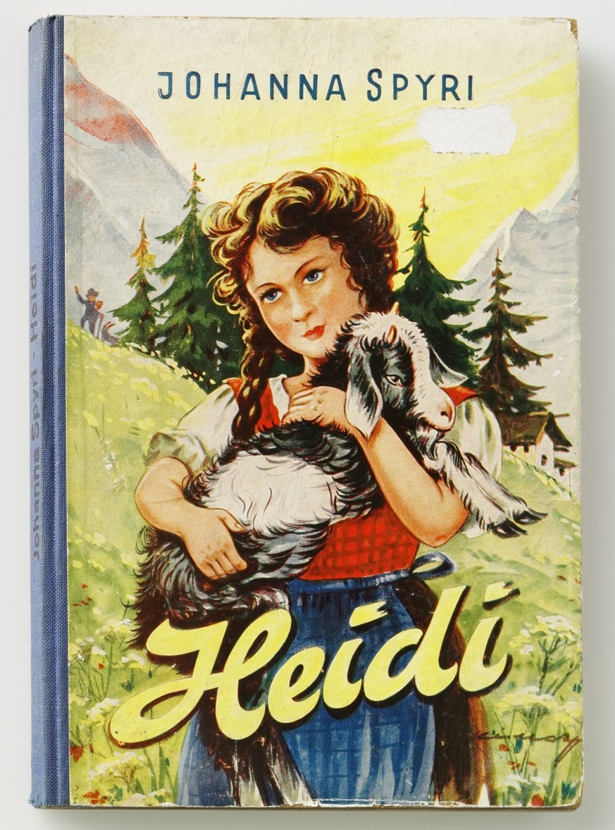 Titelbild von Johanna Spyris Roman «Heidi» in einer der unzähligen Auflagen.